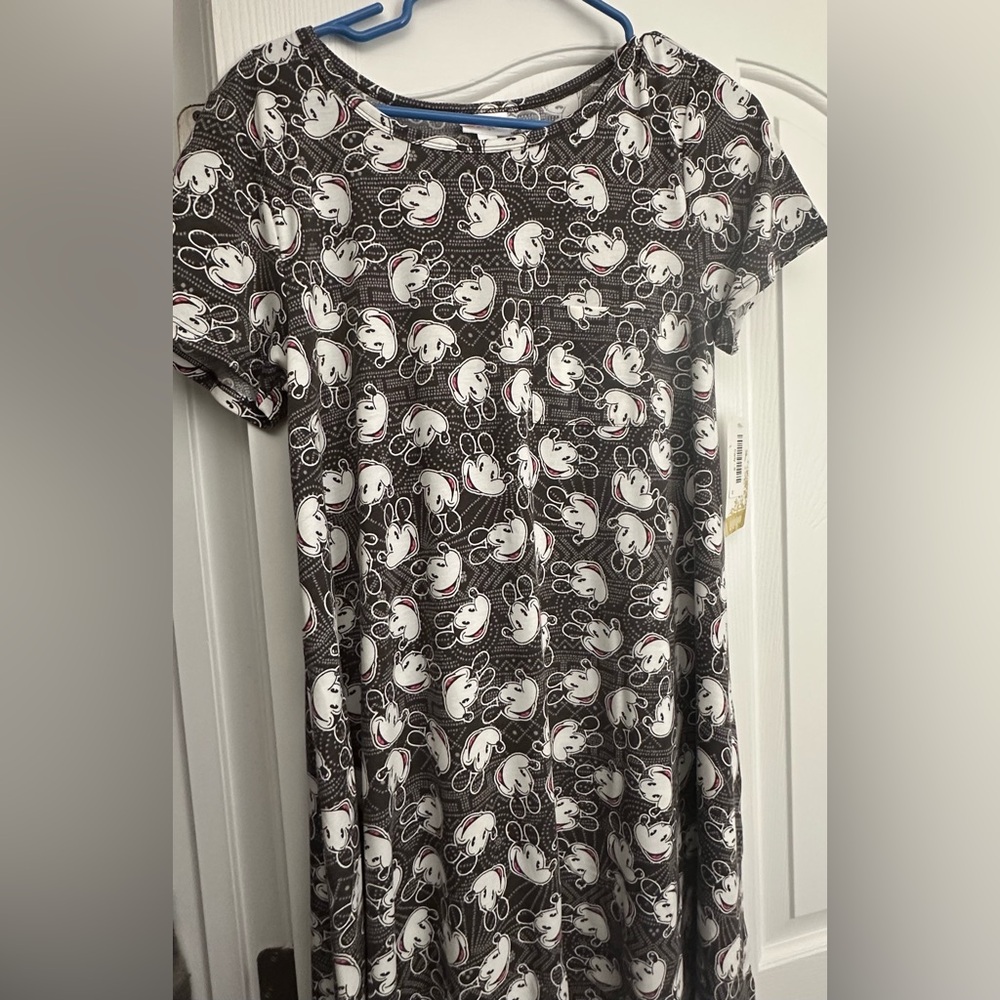 LuLaRoe Black and White Mickey Mouse Print